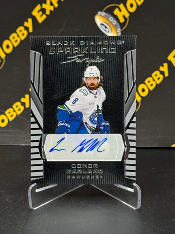 Conor Garland Sparkling Scripts - Vancouver Canucks 2025-26 Black Diamond