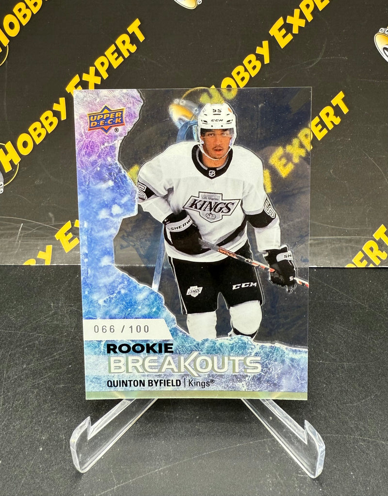 Quinton Byfield Rookie Breakouts 066/100 - Los Angeles Kings