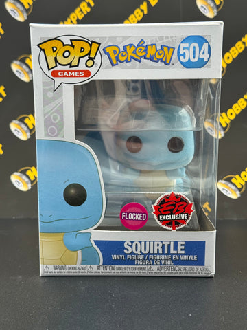 Squirtle #504 (Flocked) (EB Games Exclusive) - Pokemon