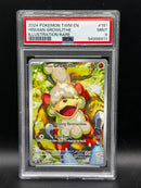 Hisuian Growlithe - Illustration Rare - Twilight Masquerade (PSA 9)