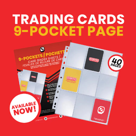 9 Pocket Binder Pages For Trading Cards – 40 Sheets