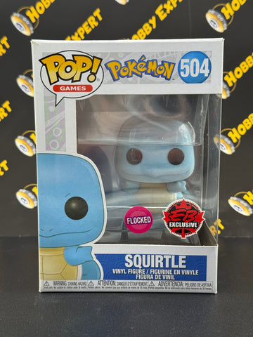 Squirtle #504 (Flocked) (EB Games Exclusive) - Pokemon