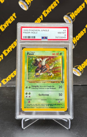 Pinsir Holo #9 - Jungle Unlimited - PSA 8