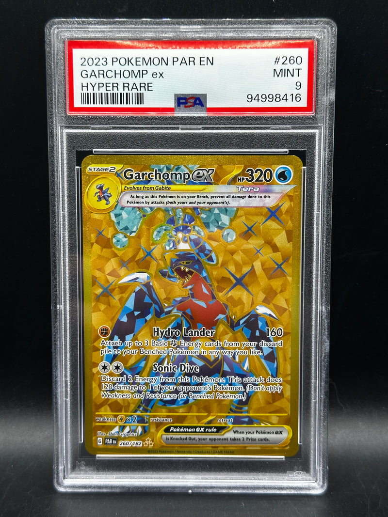 Garchomp ex - Hyper Rare - Paradox Rift (PSA 9)