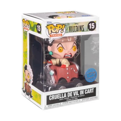 Cruella de Vil in Cart - Disney Villains