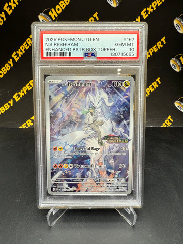 N's Reshiram SV Promo #167 - Box Topper - PSA 10