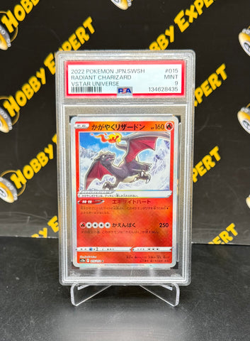 Radiant Charizard #015 - Japanese VSTAR Universe - PSA 9
