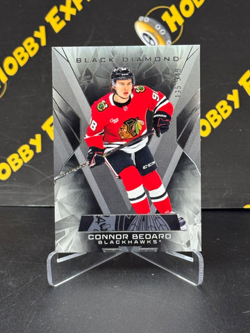 Connor Bedard Base 135/349 - Chicago Blackhawks 2025-26 Black Diamond
