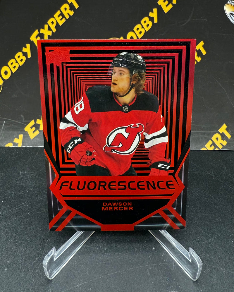 Dawson Mercer Red Fluorescence - New Jersey Devils