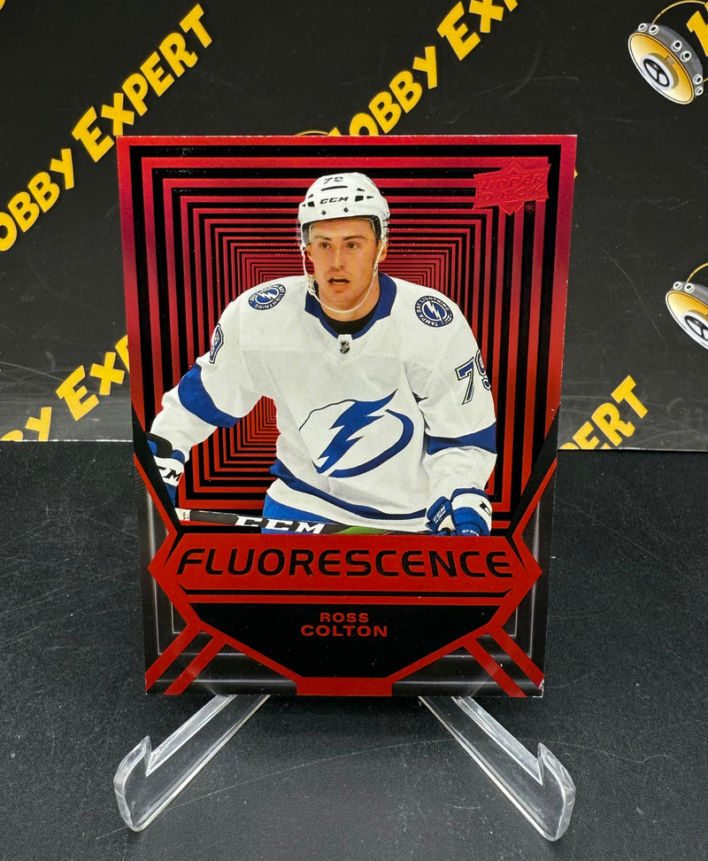 Ross Colton Red Fluorescence - Tampa Bay Lightning