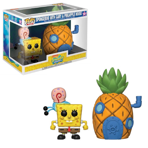 Spongebob with Gary & Pineapple House - Spongebob Squarepants #02 (Hot Topic)