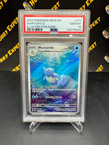 Wartortle Illustration Rare #171 - SV: 151 - PSA 10