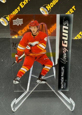 Matthew Phillips Young Guns Clear Cut - Calgary Flames #482