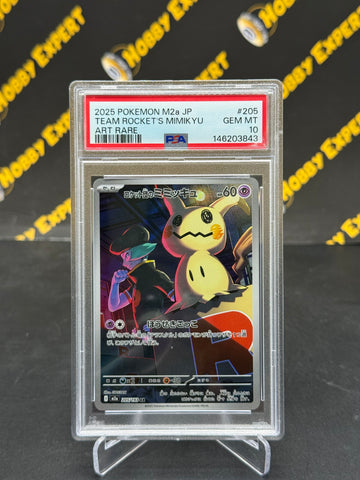 Team Rocket's Mimikyu #205 - M2a JPN - PSA 10