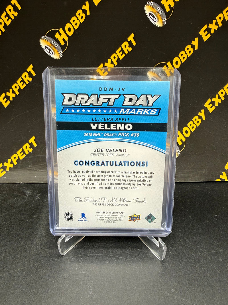 Joe Veleno Draft Day Marks /35