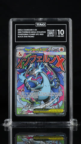 Mega Charizard X ex #023 - Black Star Promo - TAG 10