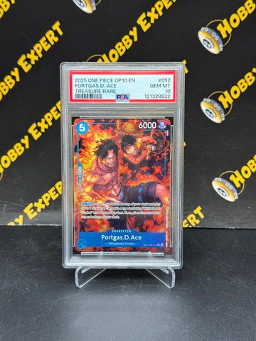 Portgas.D.Ace Treasure Rare #052 - One Piece Royal Blood - PSA 10