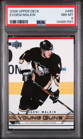 Evgeni Malkin Young Guns Checklist PSA 8 - Pittsburgh Penguins