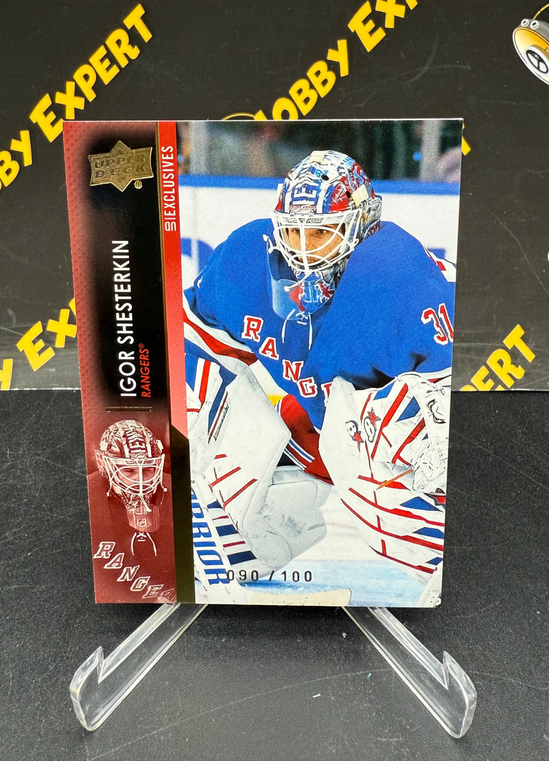 Igor Shesterkin Base UD Exclusives 090/100 - New York Rangers