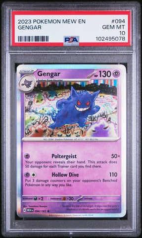Gengar #094 - SV: 151 Holo - PSA 10