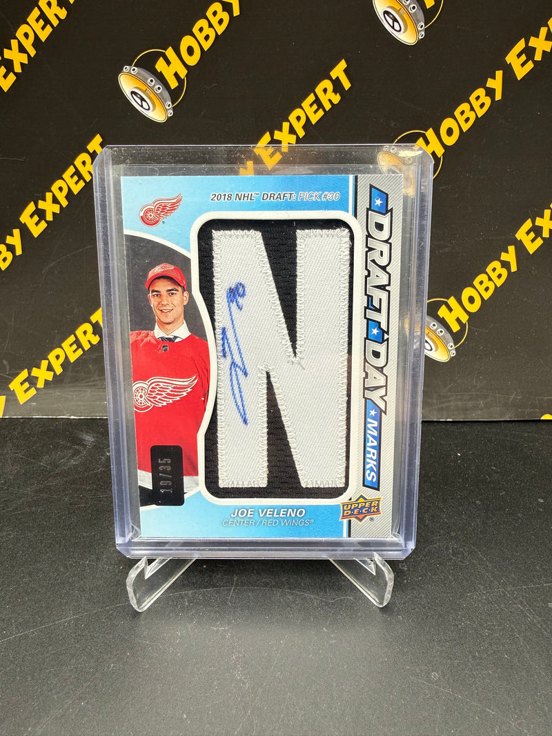 Joe Veleno Draft Day Marks /35