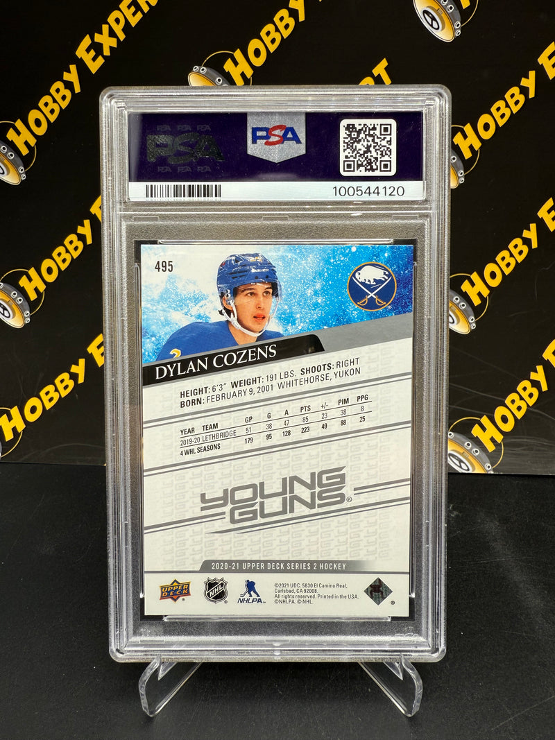 Dylan Cozens Young Guns PSA 10 - Buffalo Sabres