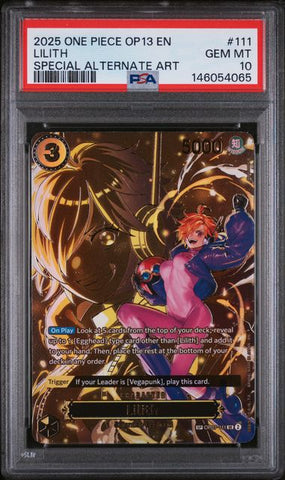Lilith #OP07-111 - Awakening of a New Era Special Art Rare - PSA 10