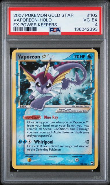 Vaporeon Gold Star