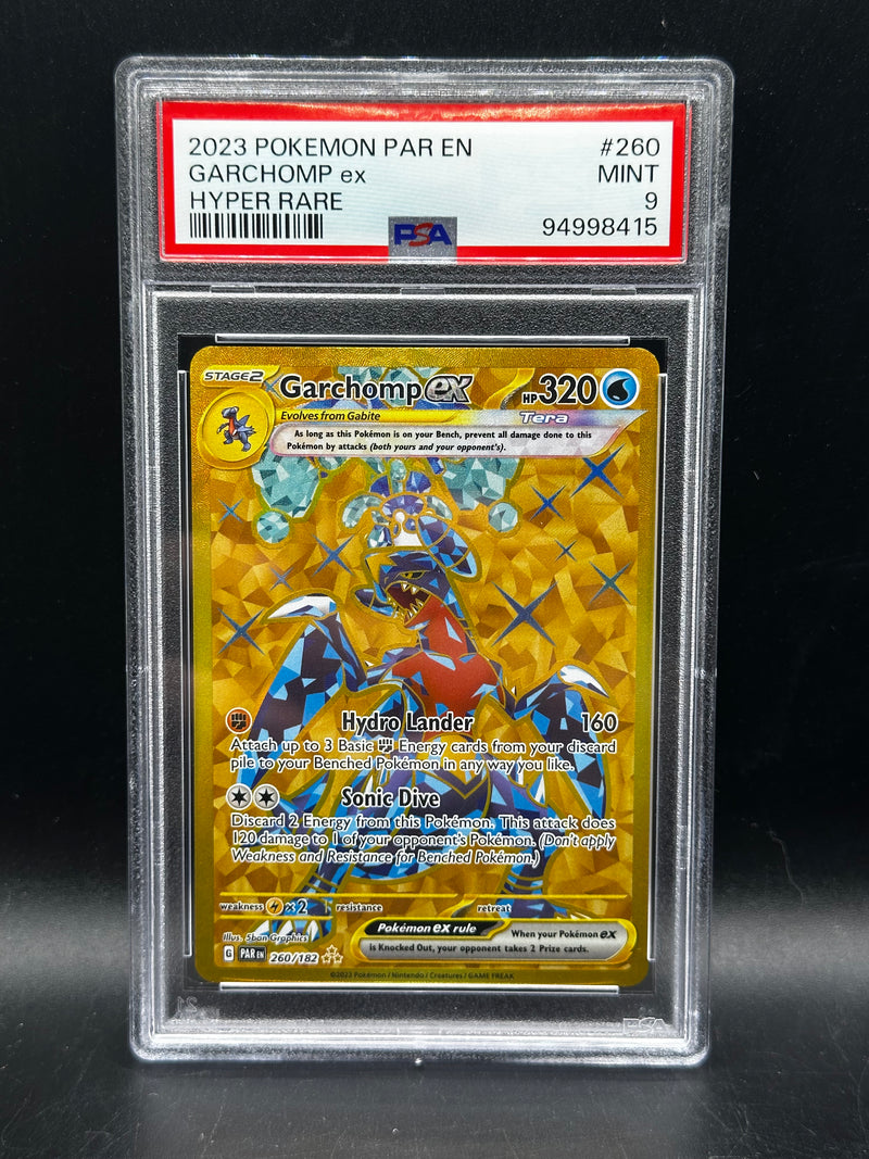 Garchomp ex - Hyper Rare - Paradox Rift (PSA 9)