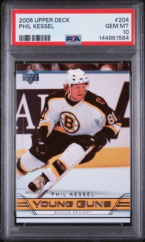 Phil Kessel Young Guns PSA 10 - Boston Bruins