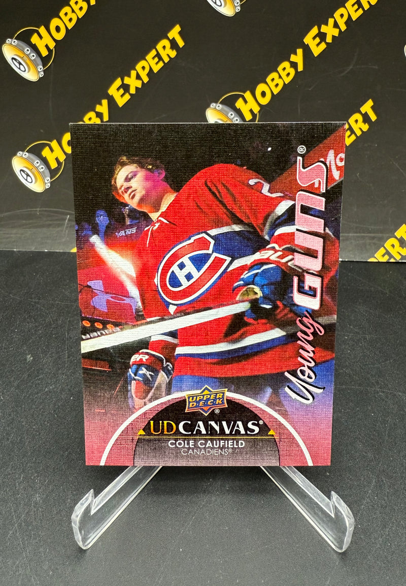 Cole Caufield Young Guns Canvas