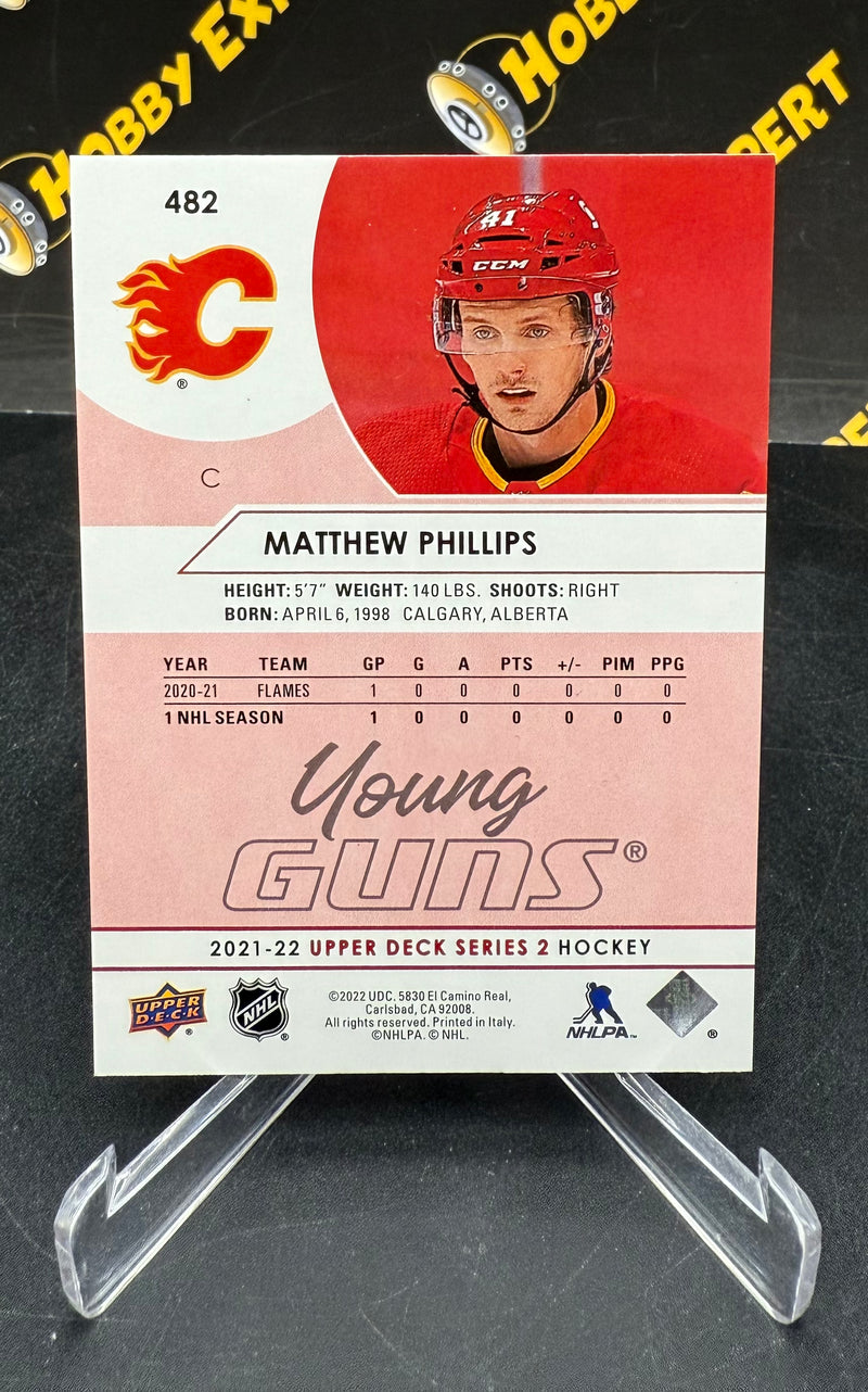 Matthew Phillips Young Guns 4/100 - Calgary Flames