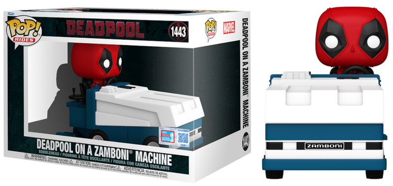 Deadpool on a Zamboni Machine - Marvel Deadpool