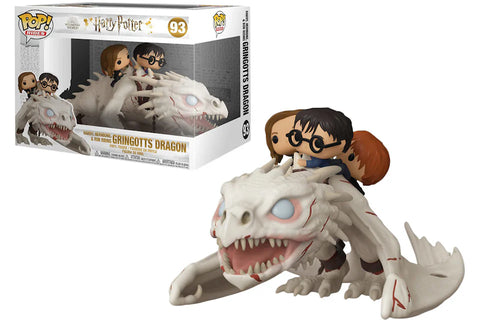 Harry, Hermione & Ron Riding Gringott's Dragon - Wizarding World Harry Potter #93