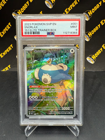 Snorlax - SV 151 ETB Promo 051 - PSA 9