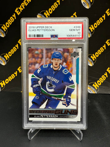 Elias Pettersson Young Guns PSA 10 - Vancouver Canucks