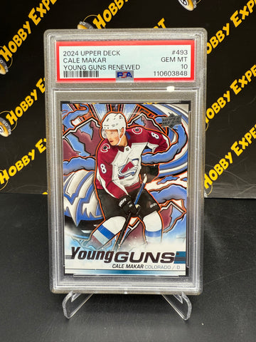 Cale Makar Young Guns Renewed PSA 10 - Colorado Avalanche