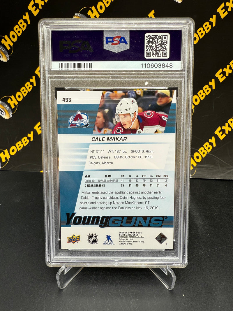 Cale Makar Young Guns Renewed PSA 10 - Colorado Avalanche
