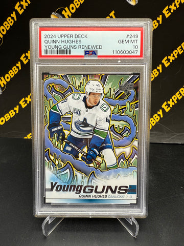 Quinn Hughes Young Guns Renewed PSA 10 - Vancouver Canucks