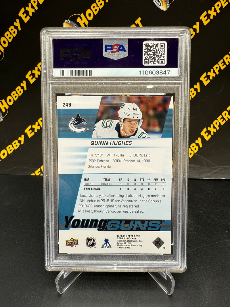Quinn Hughes Young Guns Renewed PSA 10 - Vancouver Canucks