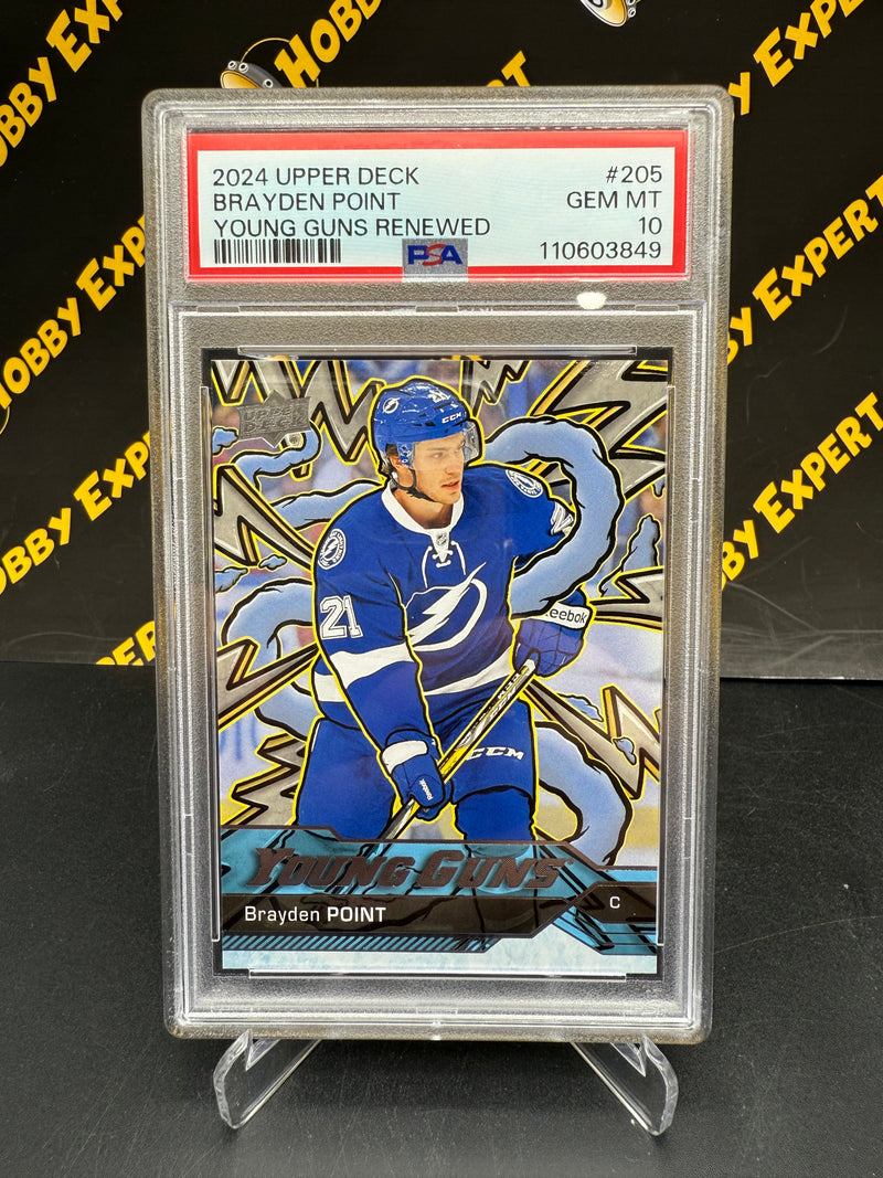 Brayden Point Young Guns Renewed PSA 10 - Tampa Bay Lightning