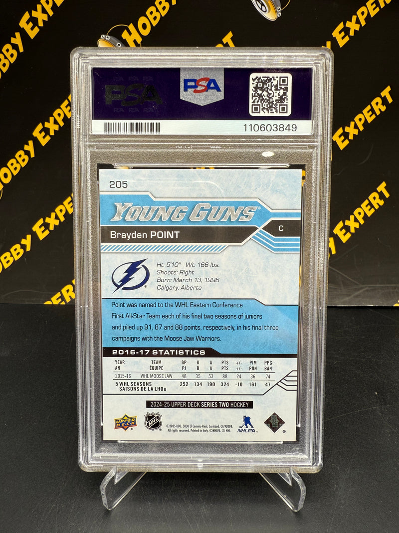 Brayden Point Young Guns Renewed PSA 10 - Tampa Bay Lightning