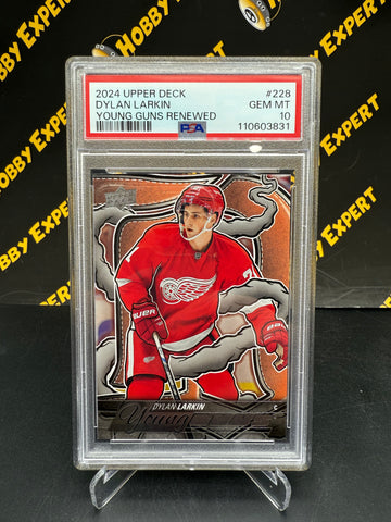 Dylan Larkin Young Guns Renewed PSA 10 - Detroit Red Wings