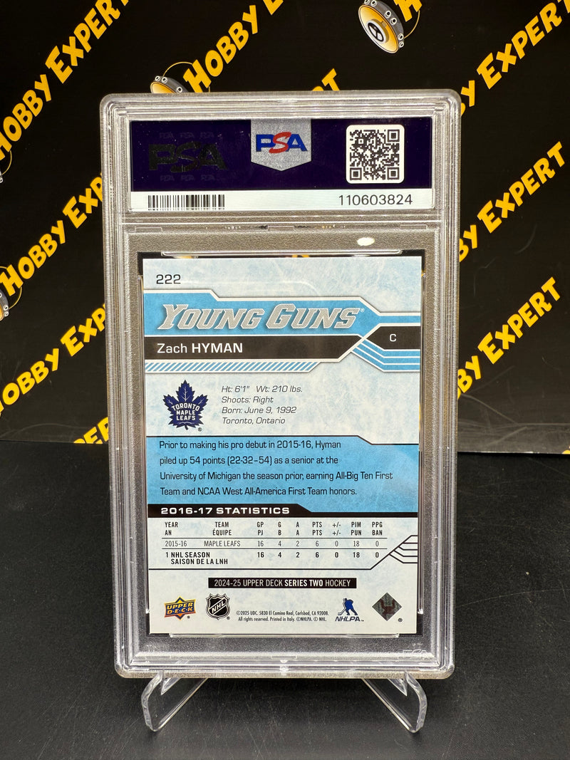 Zach Hyman Young Guns Renewed PSA 10 - Toronto Maple Leafs