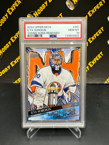 Ilya Sorokin Young Guns Renewed PSA 10 - New York Islanders