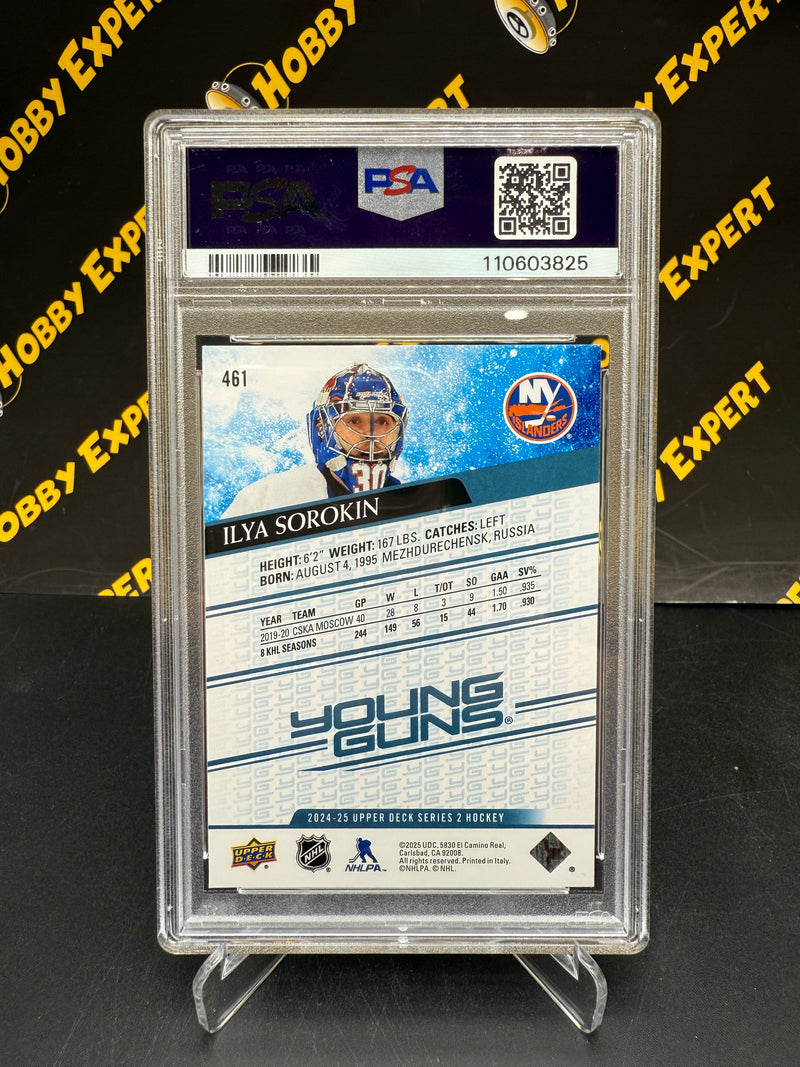 Ilya Sorokin Young Guns Renewed PSA 10 - New York Islanders