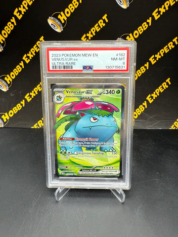 Venusaur ex Ultra Rare #182 - SV: 151 - PSA 8