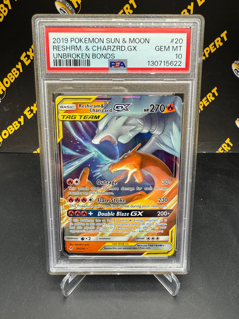 Reshiram & Charizard GX Tag Team