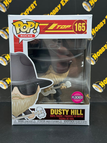 Dusty Hill #165 (Flocked) - Pop Rocks ZZ Top