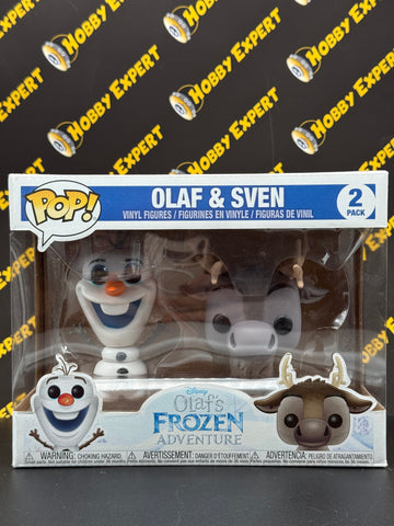 Olaf & Sven - 2 Pack - Pop Disney Olaf's Frozen Adventure